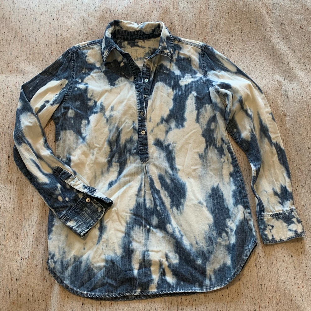Bleached Denim Shirt